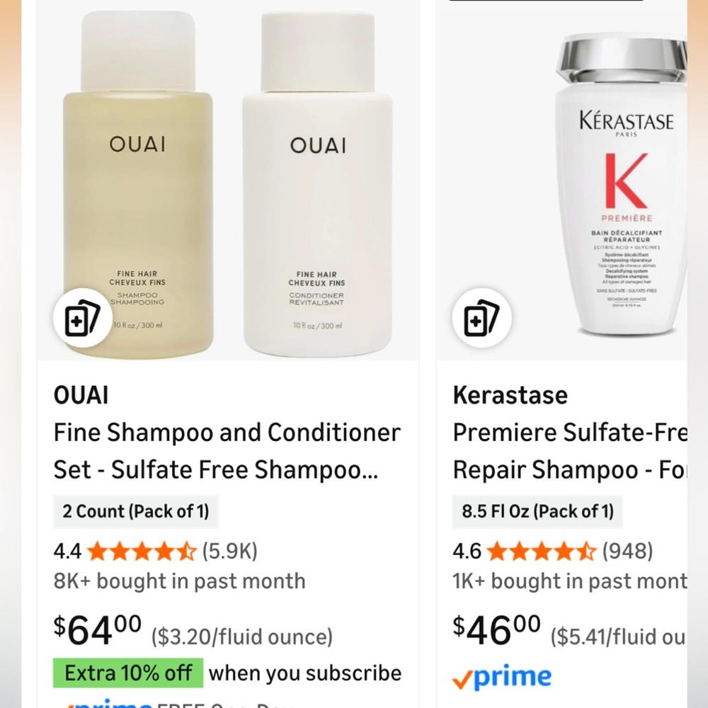 LAST ONE OUAI Fine Shampoo and Conditioner Set - Picture 7 of 7